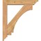 Ekena Millwork Imperial Traditional Smooth Bracket w/ Offset Brace, Western Red Cedar, 5 1/2"W x 28"D x 32"H BKT0604X28X32IMP01SWR - alternate 2